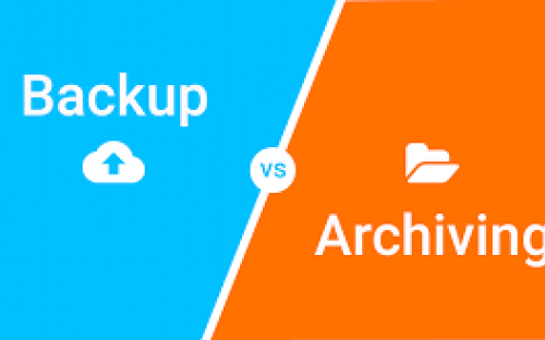 What is the Diffence Between Backup VS Archive